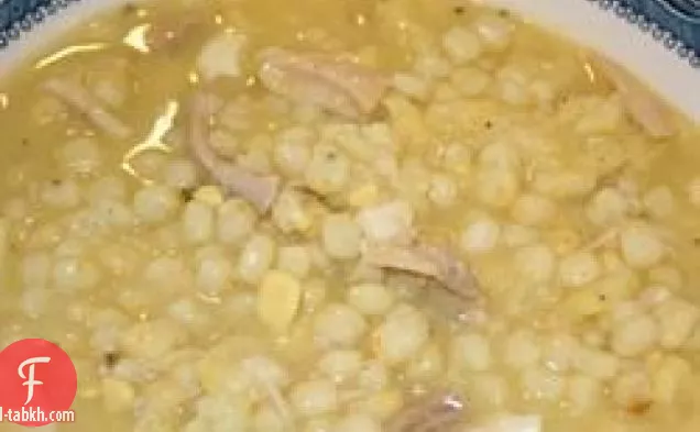 حساء الذرة الدجاج ط