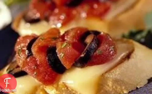 طماطم كروستيني مع جبنة فونتينا
