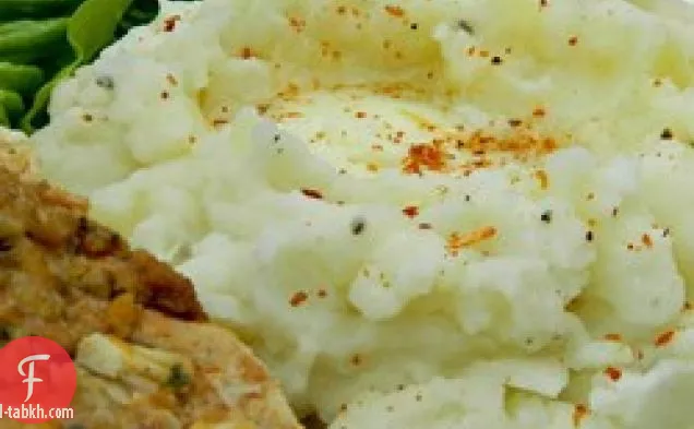البطاطا المهروسة والتفاح