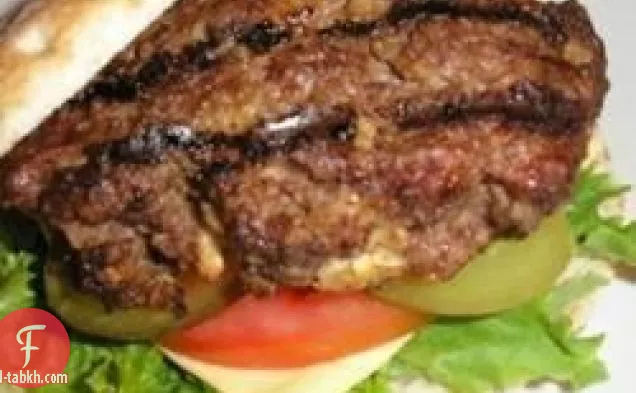 البرغر القشدة الحامضة