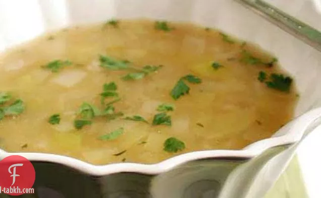 حساء الكراث والبطاطس