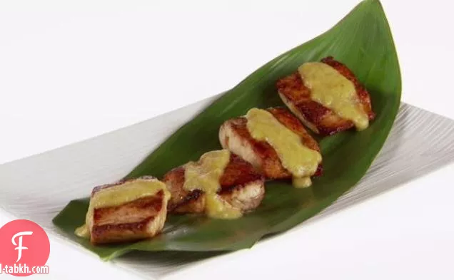 ماهي ماهي مع المانجو والفانيليا كوليس