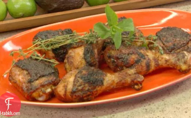 دجاج مشوي مع هابانيرو بالنعناع