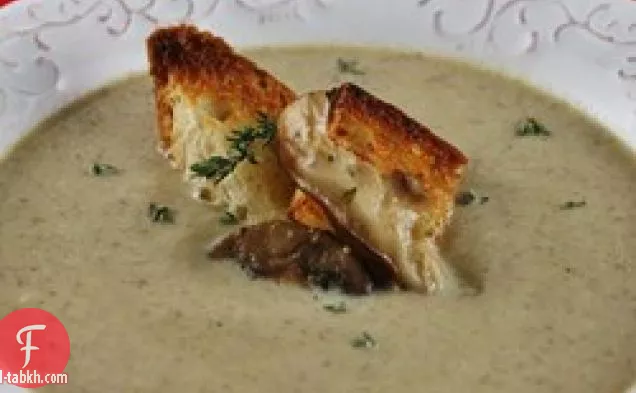 شوربة الفطر المحمص
