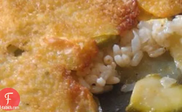 خبز البطاطس والأرز والكوسا