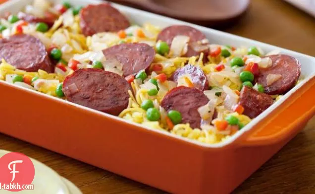أرز بيلاف مع طاجن كوريزو