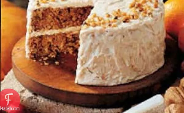 كعكة التفاح مخلل الملفوف