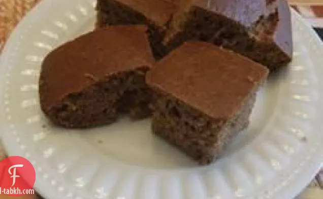 عطلة اليسار على كعكة البطاطا الحلوة