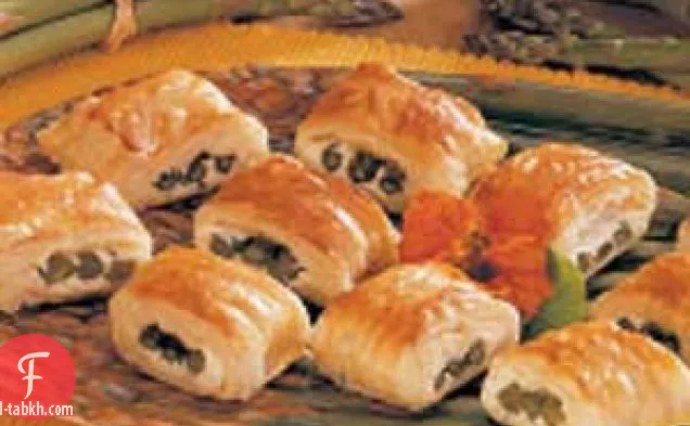 الهليون في عجين الفطير