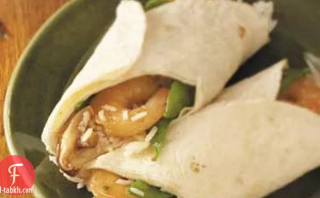 الروبيان' ن ' يلف الأرز