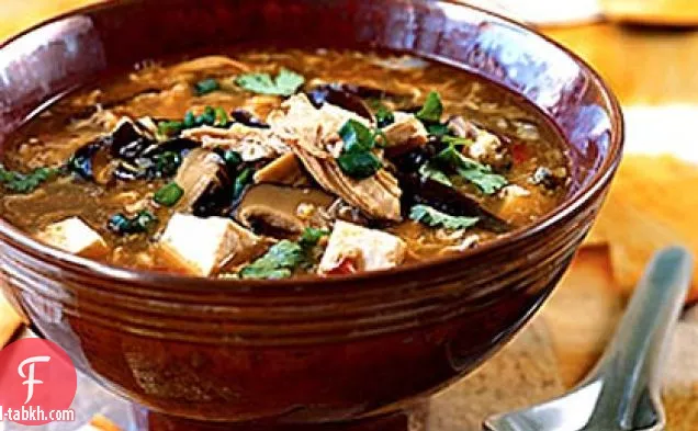 شوربة ساخنة وحامضة