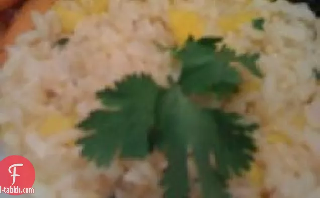 أرز المانجو والليمون
