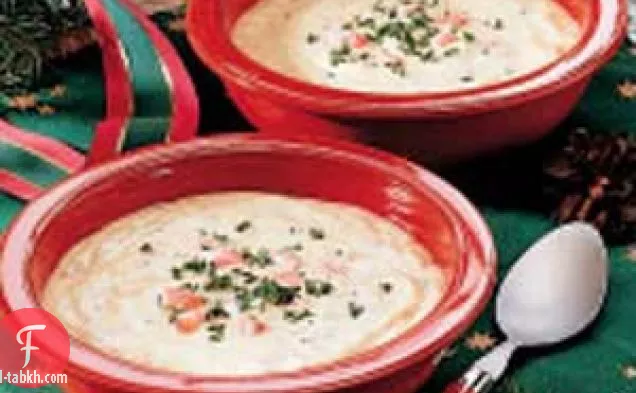 شوربة كريمة السلطعون