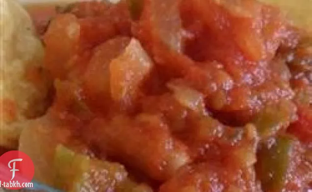 صلصة الطماطم المطبوخة الحلوة والخفيفة