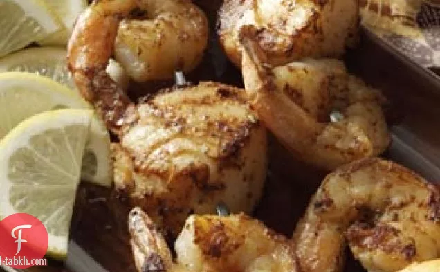 أسياخ الجمبري الحار