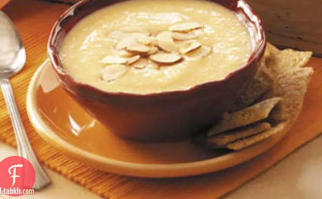 حساء الخوخ المبرد
