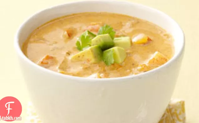 حساء الجمبري المكسيكي