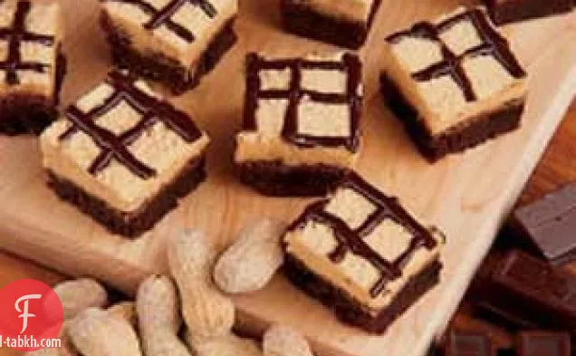 الشوكولاته زبدة الفول السوداني الكعك