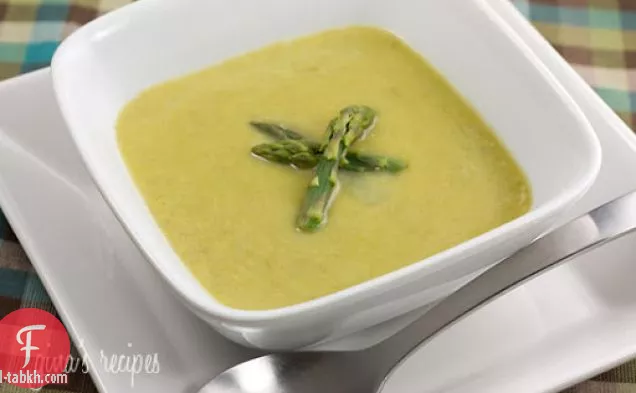 شوربة كريمة الهليون