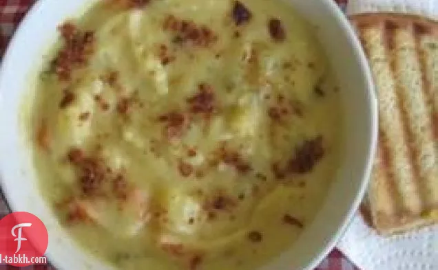 شوربة جبن الحديقة