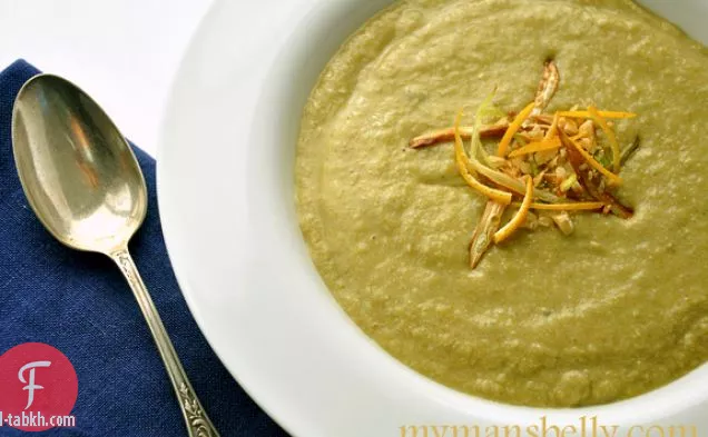 وصفة شوربة كريمة الهليون