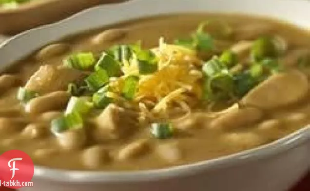 الدجاج الأبيض الفلفل الحار