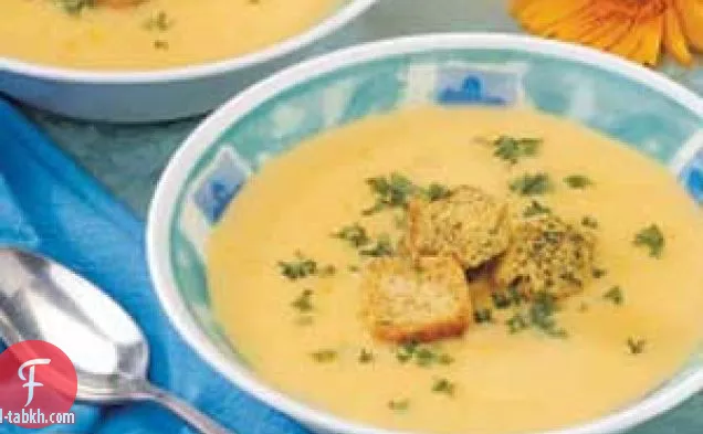 شوربة بطاطس شيدر