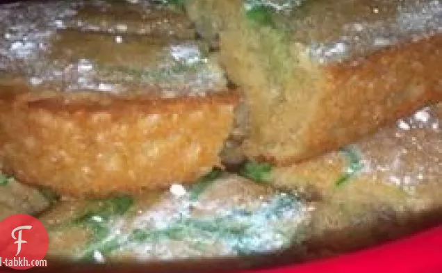 مربعات فطيرة مخبوزة
