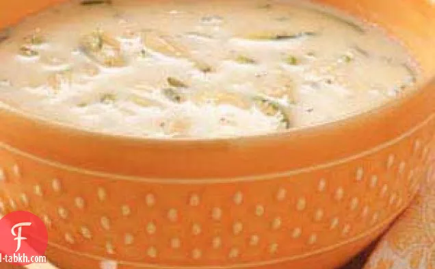 شوربة كوسة كريمية