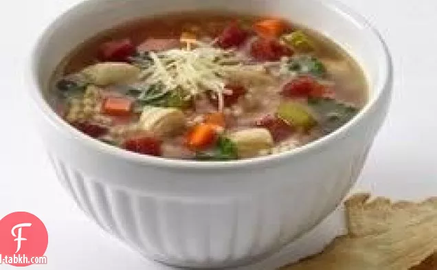 شوربة دجاج وباستينا تشياريلو
