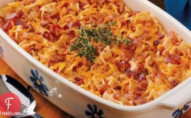 طاجن طماطم بيكون