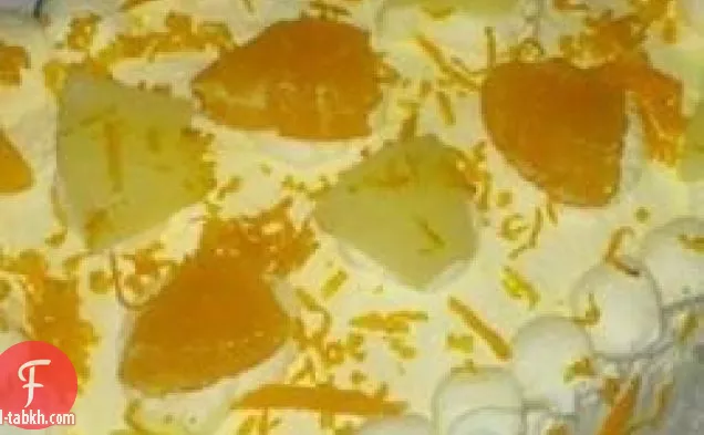 كعكة كريم البرتقال الثالث
