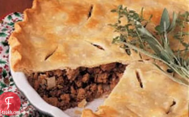 فطيرة اللحم الكندية