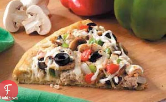 بيتزا تركيا الخضروات