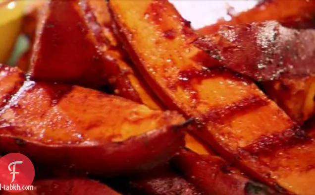 بطاطا حلوة مشوية