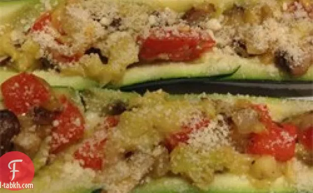 كوسة محشوة بالفطر