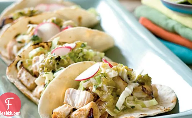 سندويشات التاكو مع الجيكاما - سيلانترو كول سلو