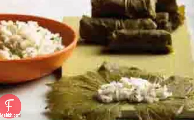 ورق عنب محشي بالأرز والأعشاب