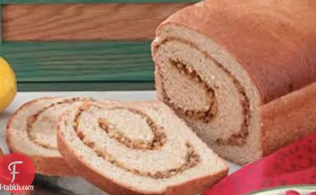 خبز دوامة البندق