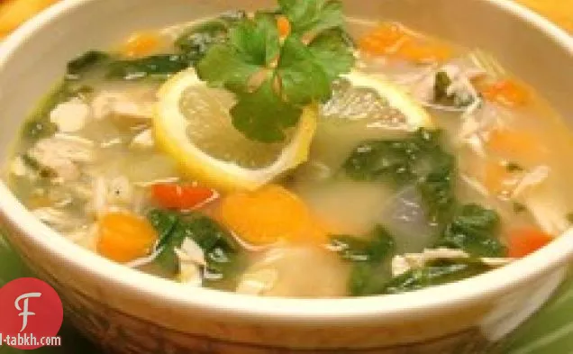 شوربة تركيا بالليمون