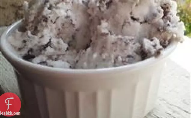 آيس كريم حلوى جوز الهند الخالية من منتجات الألبان