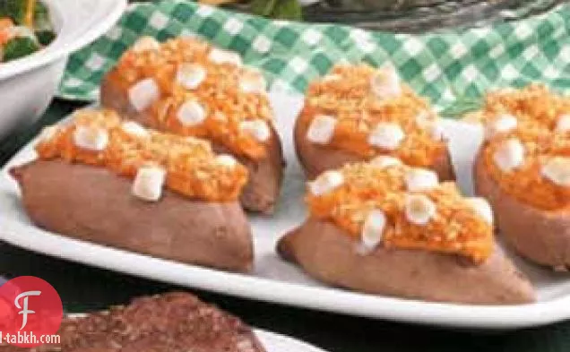 بطاطا حلوة محشوة