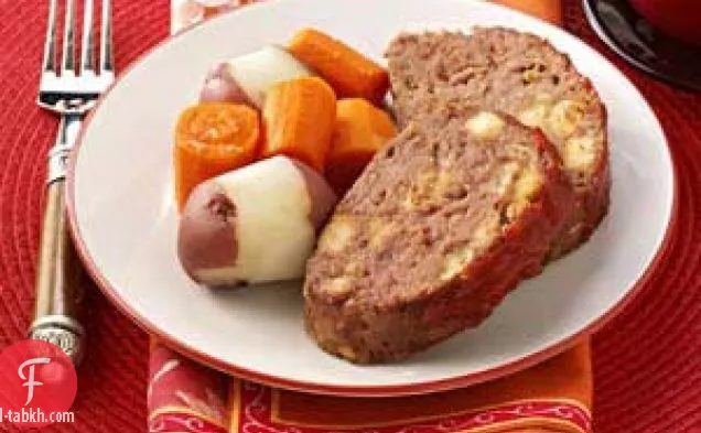 رغيف لحم مطهو ببطء
