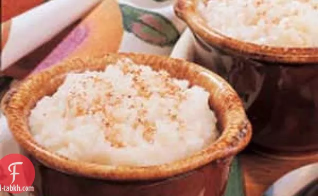 بودنج الأرز الكريمي