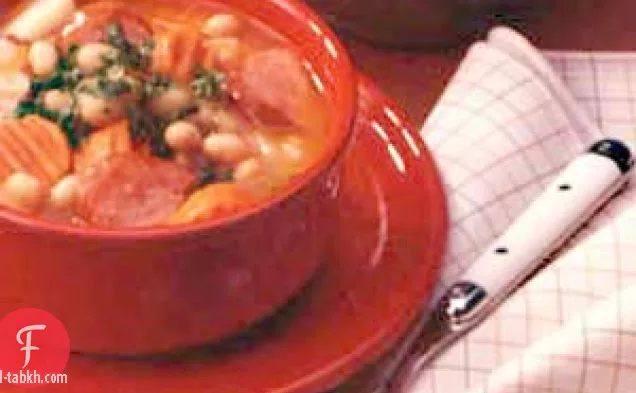شوربة الفاصوليا كيلباسا المفضلة