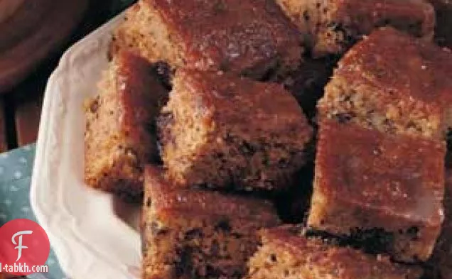 كعكة البرقوق مع التزجيج