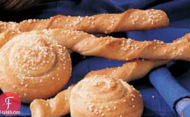 أعواد الخبز المصنوعة من قضبان وبكرات