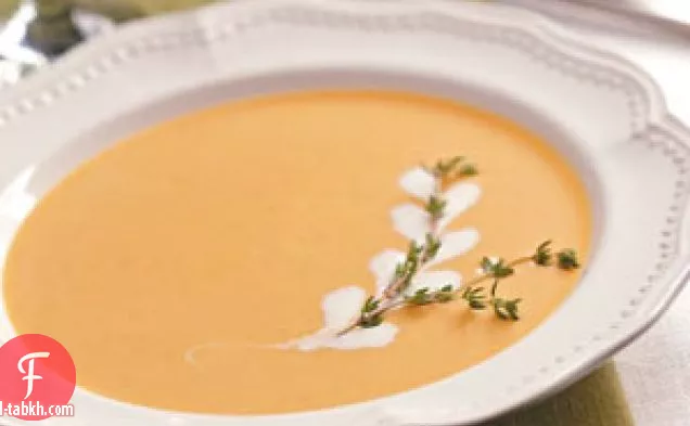 شوربة اليقطين بالزنجبيل