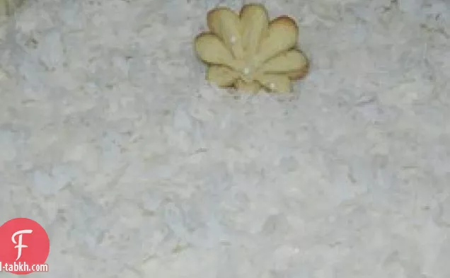 فطيرة عيد الميلاد البيضاء