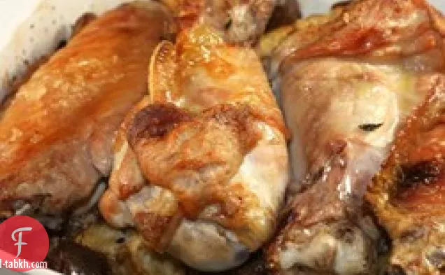 أجنحة ديك رومي مخبوزة بسهولة